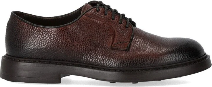 Inca Brown Derby Lace-Up Shoe