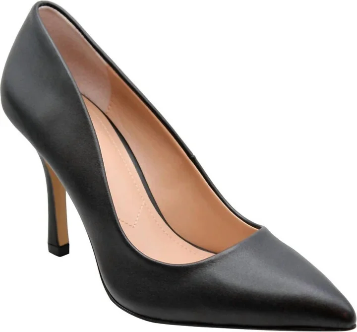 Incredible Leather Pump In Black