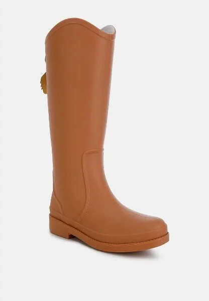 Indiana Charm Detail Calf Boots Women - Image 3