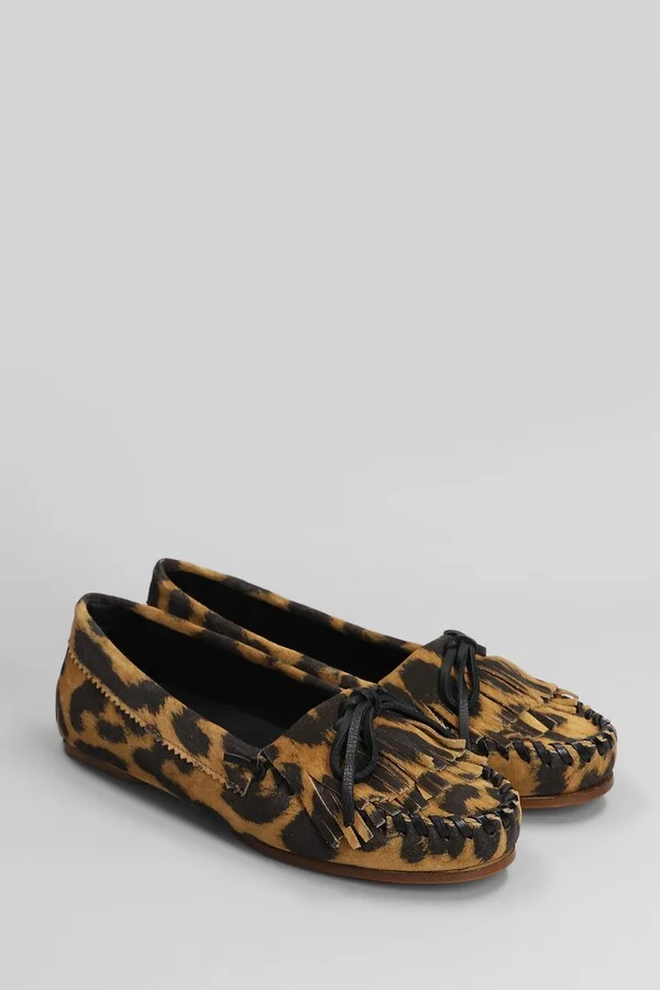 Indiana Loafer Loafers In Animalier Suede - Image 2