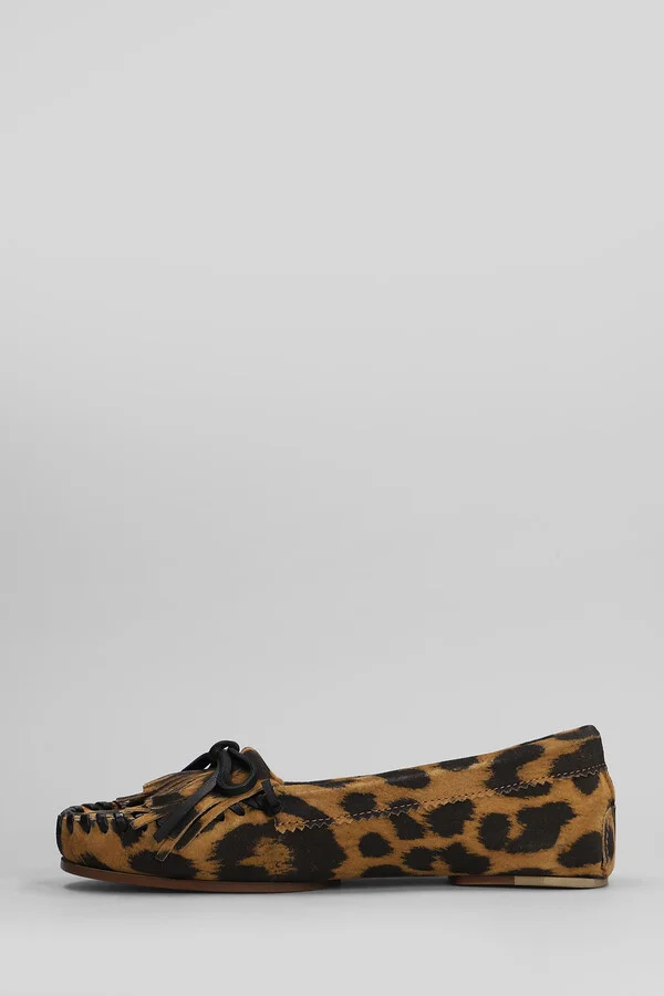 Indiana Loafer Loafers In Animalier Suede - Image 3