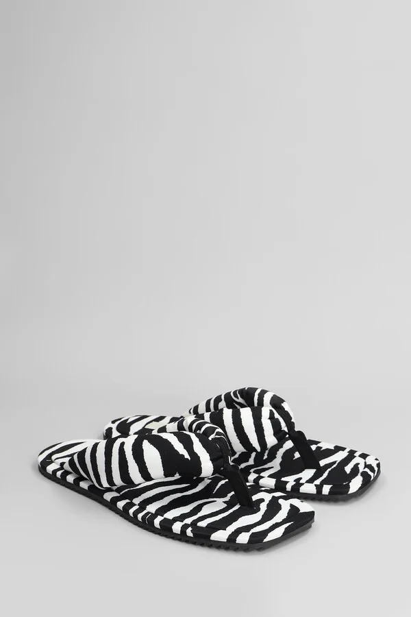 Indie Flats In White Lycra - Image 2