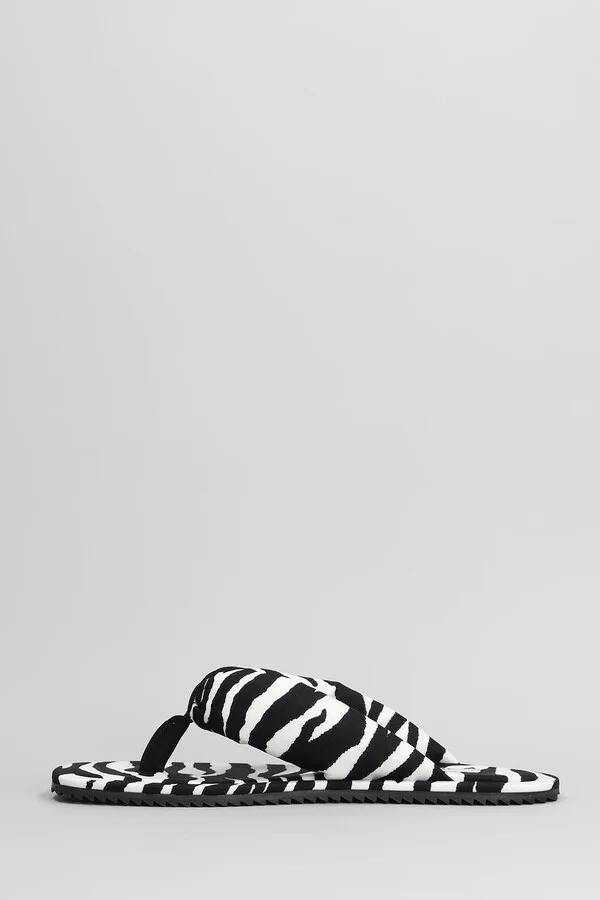 Indie Flats In White Lycra - Image 3
