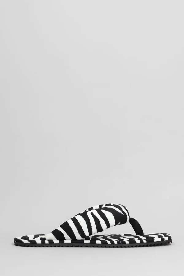 Indie Flats In White Lycra