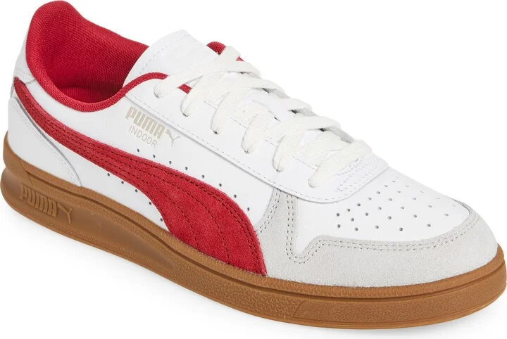 Puma White-Dark Crimson-Gum