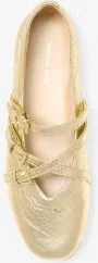 Indy Flex Crackled Metallic Leather Ballet Flat - Image 4