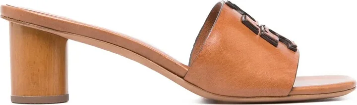 Ines 55mm leather mules