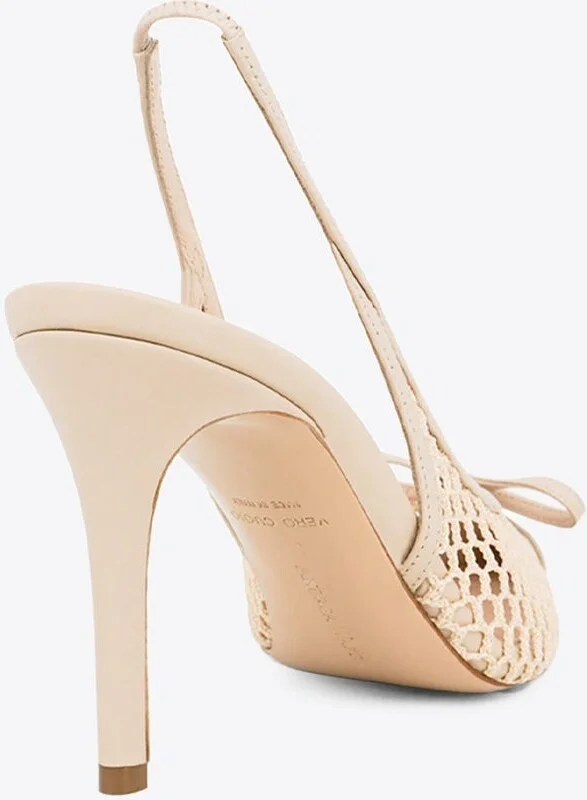 Ines 85 Slingback Net Pumps - Image 2
