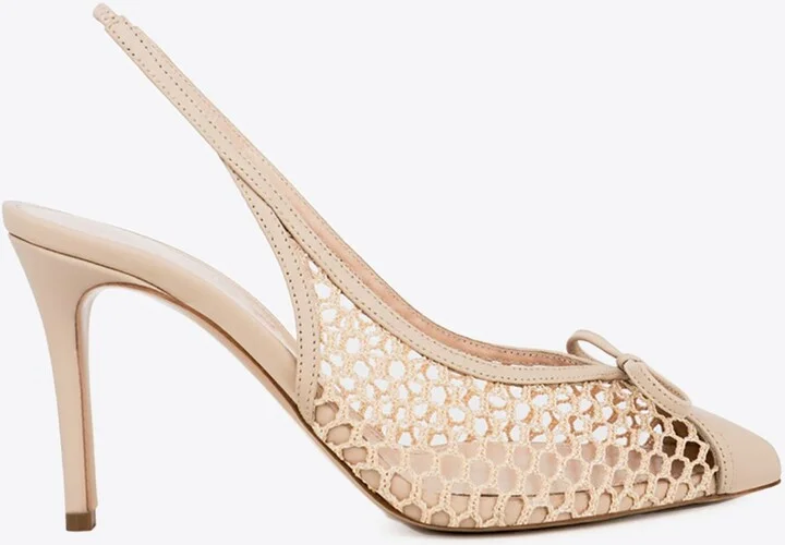 Ines 85 Slingback Net Pumps
