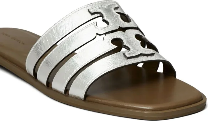 Ines cut-out leather slides - Image 4