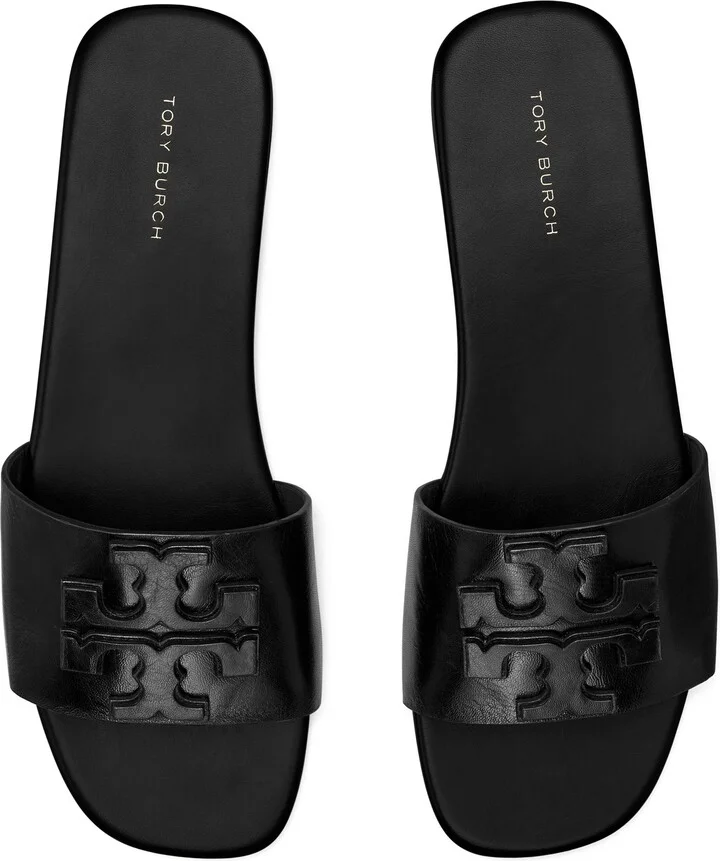 Ines Leather Slide Sandal - Image 3