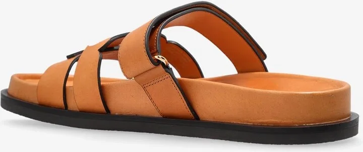 Ines Leather Slides - Image 2
