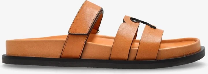 Ines Leather Slides