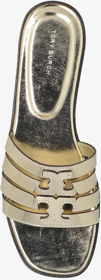 Ines Metallic Flat Slides - Image 3