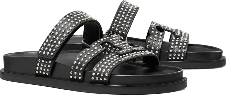 Ines Stud Sport Slide Sandal