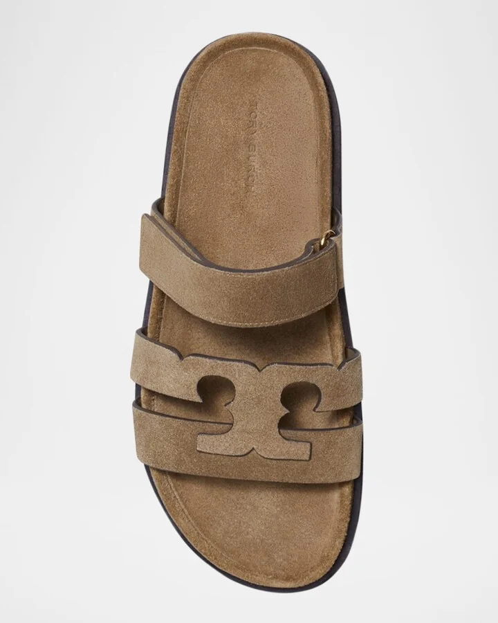 Ines Suede Triple-Band Sport Mule Sandals - Image 2