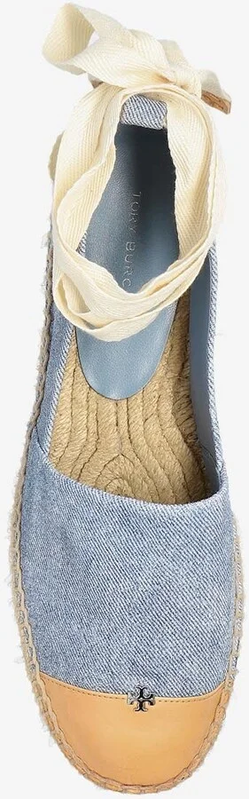 Ines Wraparound Denim Espadrilles - Image 3