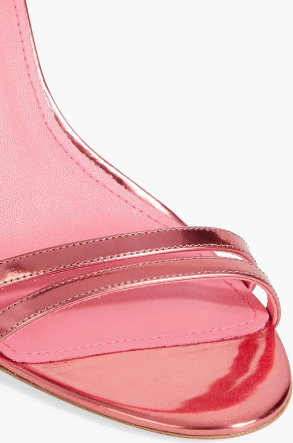 Ines X5 mirrored-leather sandals - Image 7