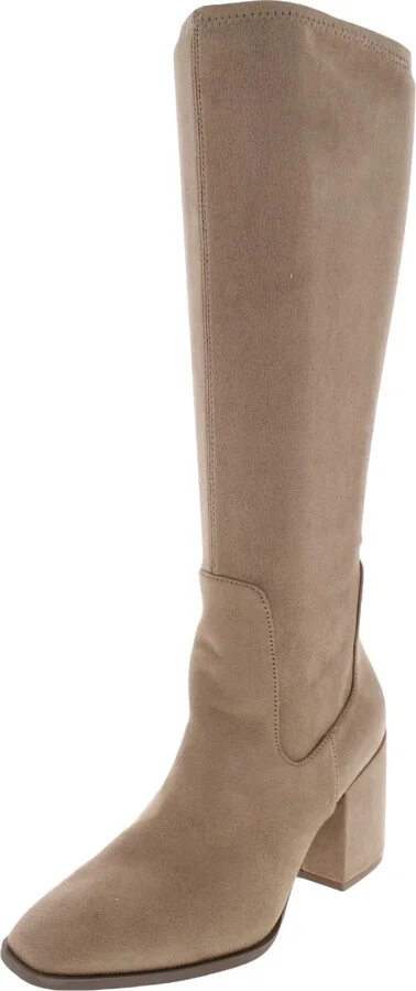Inessa Womens Zipper Water Repellent Knee-High Boots