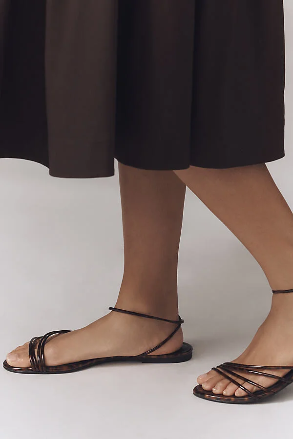 Inez Strappy Flat Sandals - Image 2