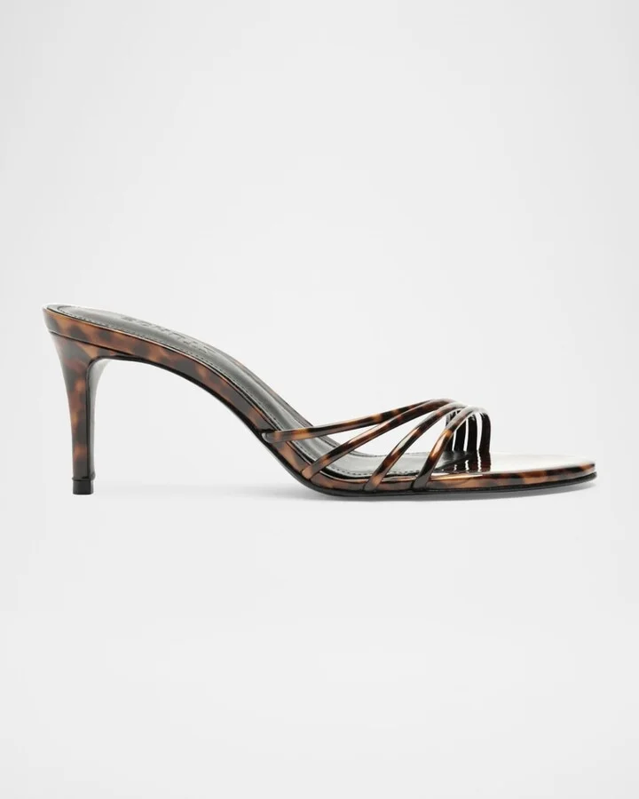 Inez Strappy Tortoise Slide Sandals