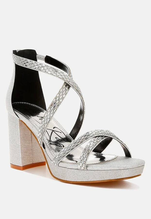 Infatuated Rhinestones Embellished Strappy Sandals - Image 2
