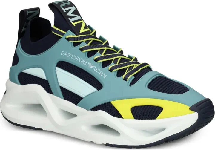 Infinity Cage mesh-panelled running sneakers - Image 2