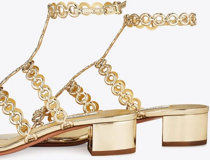 Infinity Chain 35 Leather Sandals - Image 3