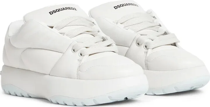 Inflated-Effect Low-Top Sneakers - Image 2