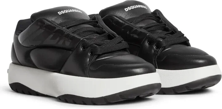 Inflated-Effect Low-Top Sneakers - Image 2