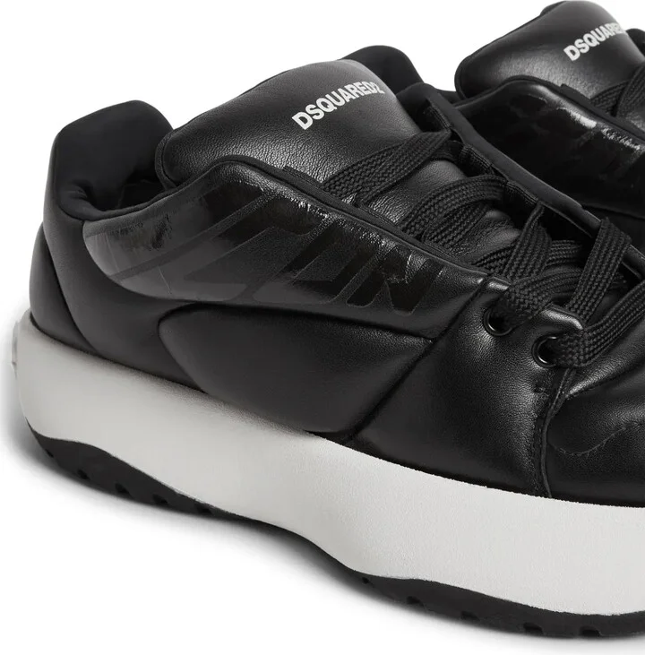 Inflated-Effect Low-Top Sneakers - Image 4