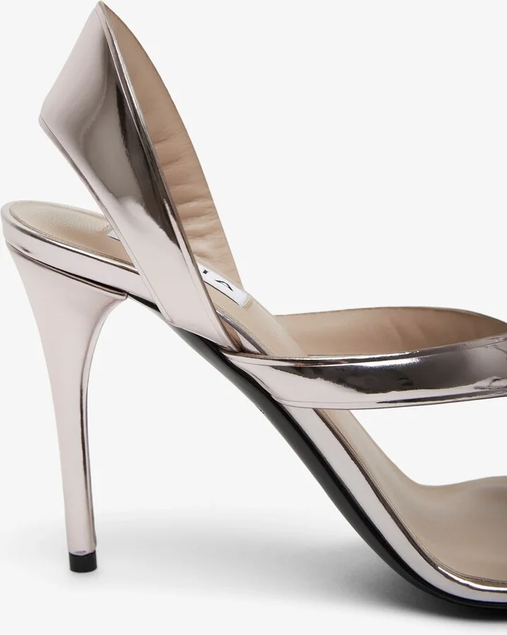 Infradito 90 blush leather sandals - Image 5
