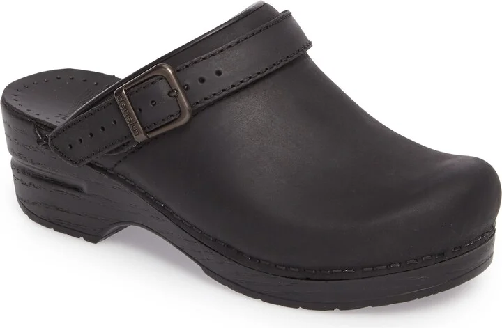 Black Oiled Leather