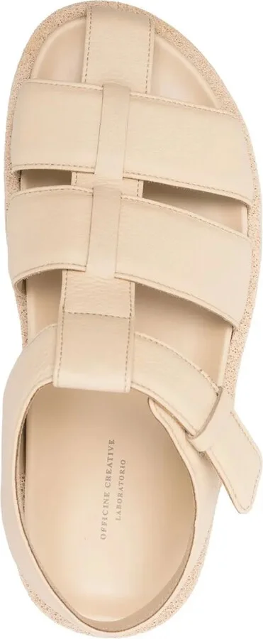 Inner caged leather sandals - Image 4