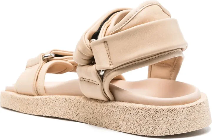 Inner touch-strap leather sandals - Image 3
