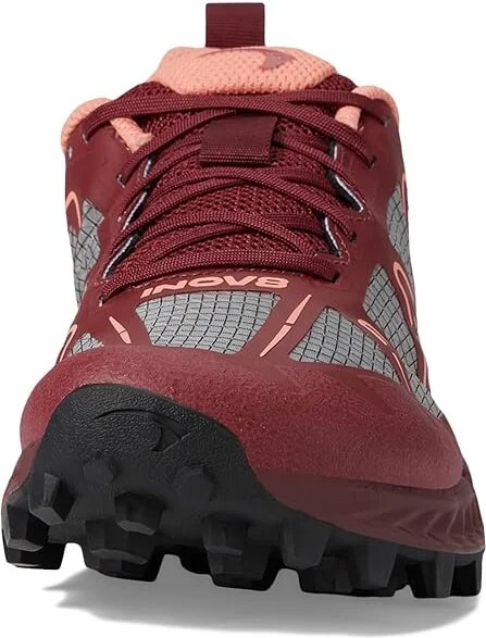 inov-8 Mudtalon Speed Women's Shoes Burgundy/Coral : UK 6.5 (US Women's 9) M, Rubber - Image 3