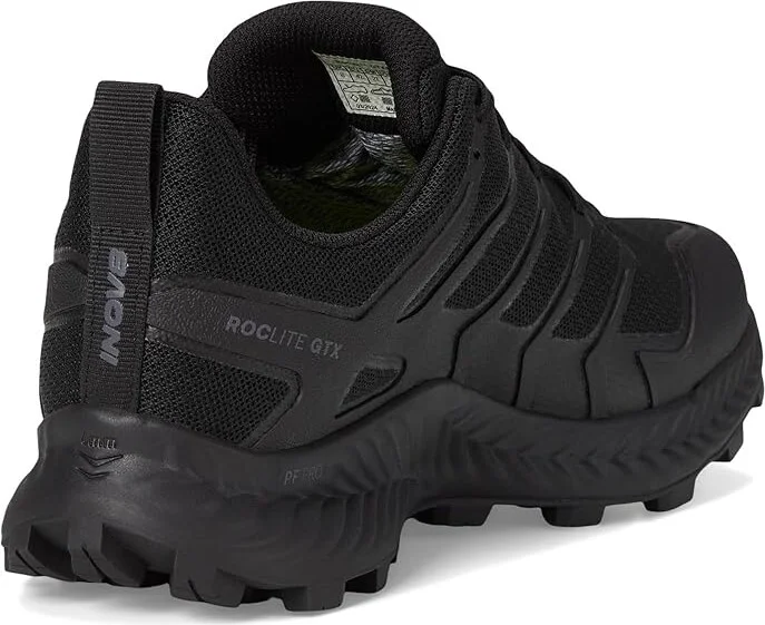 inov-8 RocLitetm GTX(r) Men's Running Shoes Black/Dark Grey : UK 8.5 (US Men's 9.5) M - Image 4