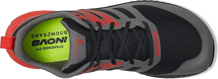 inov-8 TrailFly Men's Shoes Black/Fiery Red/Dark Grey : UK 7 (US Men's 8) M - Image 2
