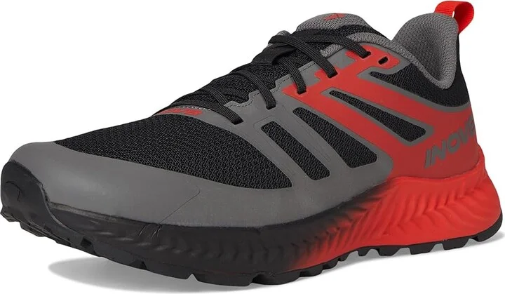 inov-8 TrailFly Men's Shoes Black/Fiery Red/Dark Grey : UK 7 (US Men's 8) M - Image 5