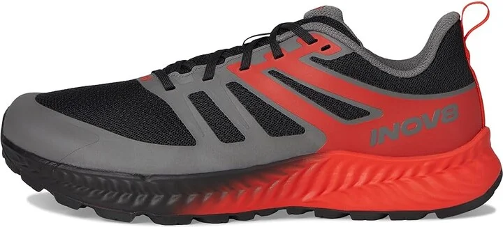 inov-8 TrailFly Men's Shoes Black/Fiery Red/Dark Grey : UK 7 (US Men's 8) M - Image 6