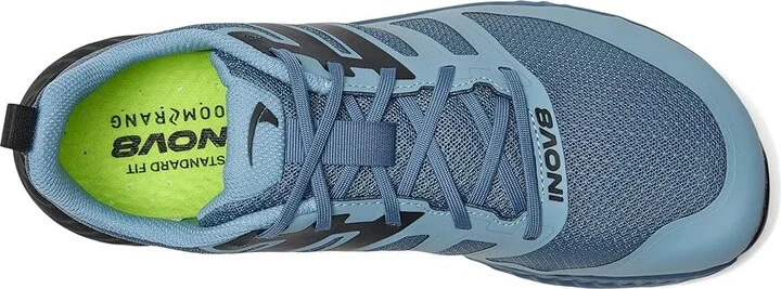 inov-8 TrailFly Men's Shoes Blue Grey/Black/Slate : UK 7 (US Men's 8) M - Image 2