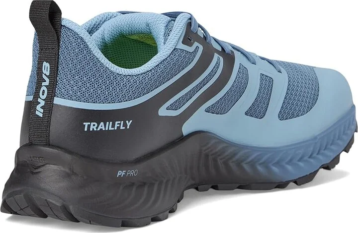inov-8 TrailFly Men's Shoes Blue Grey/Black/Slate : UK 7 (US Men's 8) M - Image 4