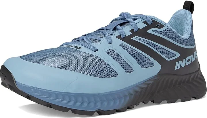 inov-8 TrailFly Men's Shoes Blue Grey/Black/Slate : UK 7 (US Men's 8) M - Image 5