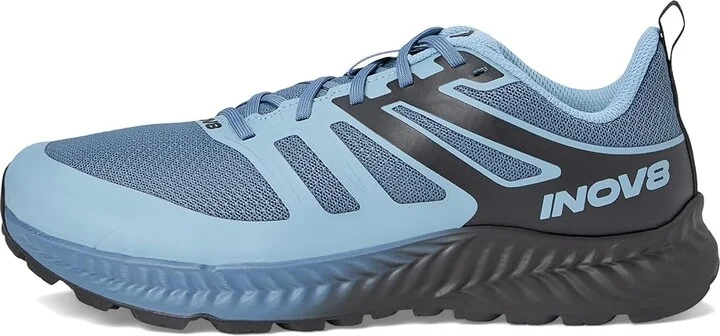 inov-8 TrailFly Men's Shoes Blue Grey/Black/Slate : UK 7 (US Men's 8) M - Image 6