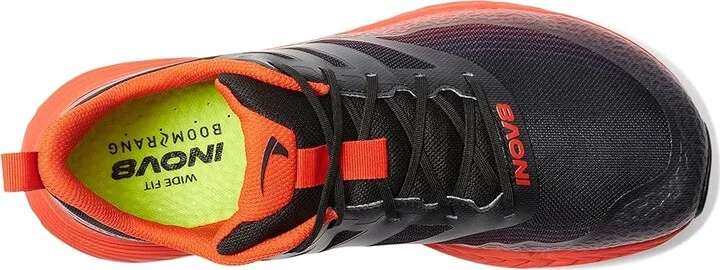 inov-8 TrailFly Speed Men's Shoes Black/Fiery Red : UK 7.5 (US Men's 8.5) W, Synthetic - Image 2