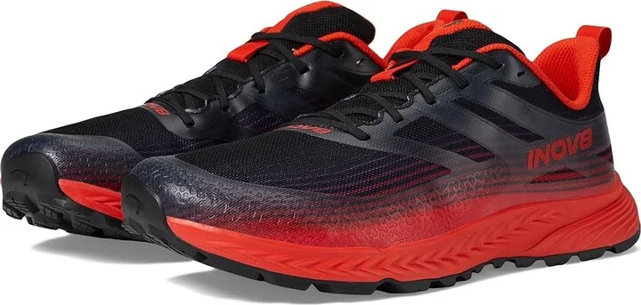 inov-8 TrailFly Speed Men's Shoes Black/Fiery Red : UK 7.5 (US Men's 8.5) W, Synthetic