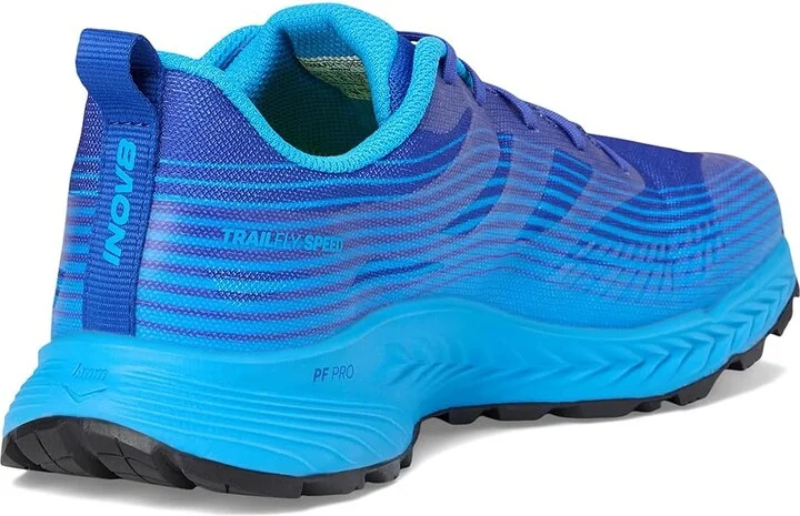 inov-8 TrailFly Speed Men's Shoes Blue : UK 9 (US Men's 10) M, Synthetic - Image 4