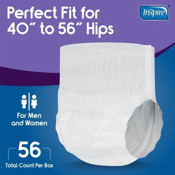 Inspire Adult Diapers Protective Underwear Incontinence Underwear for Women and Men | Disposable Underwear for Women and Men (Extra Large) - Image 2