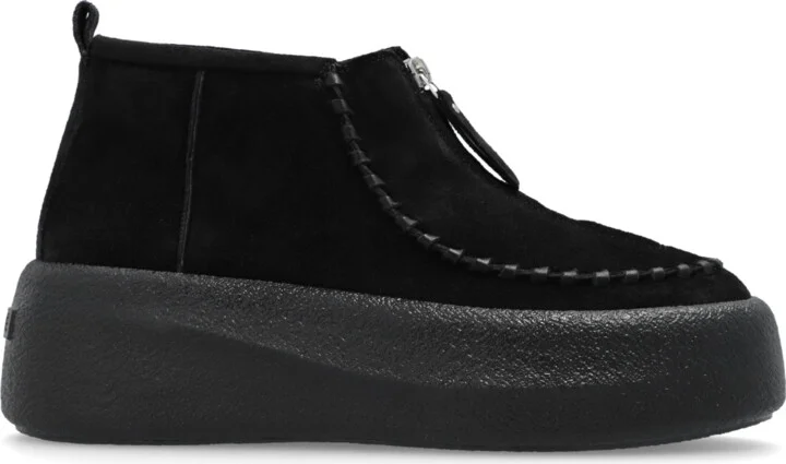 Insulated Platform Boots `Sensory`, , - Black