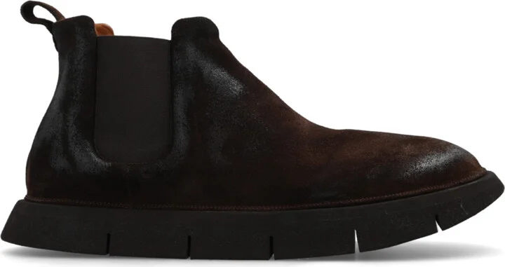 ‘Intagliata’ Ankle Boots, , - Brown